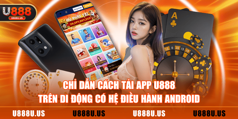Chỉ dẫn cách tải app U888 trên di động có hệ điều hành Android