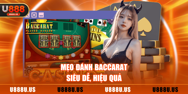 Mẹo đánh Baccarat siêu dễ, hiệu quả